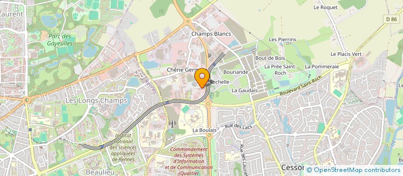 localisation de l'entreprise OFFICE SANTE ILE DE FRANCE à CESSON-SEVIGNE