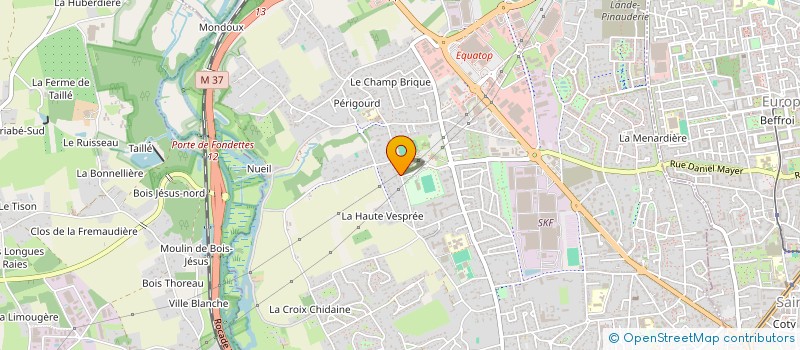 localisation de l'entreprise OFFICE SPACE SOLUTIONS  SAINT-CYR-SUR-LOIRE