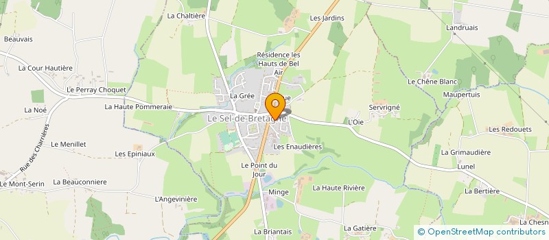 localisation de l'entreprise OFFICE SPORTS CANTON SEL BRETAGNE  LE SEL-DE-BRETAGNE