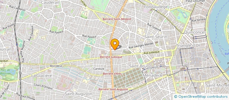 localisation de l'entreprise OFFICE TECHNIQUE DE REPRESENTATION ELECTRIQUE à BORDEAUX
