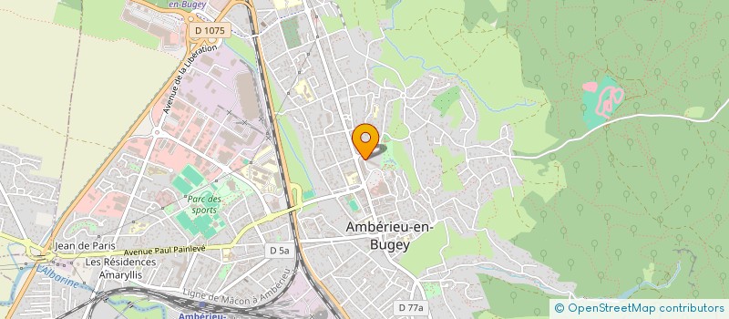 localisation de l'entreprise OFFICE TOURISM SYND INITIA CANT AMBERIEU à AMBERIEU-EN-BUGEY