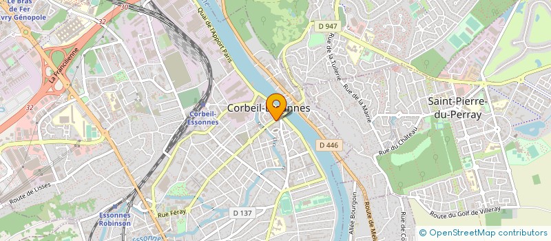 localisation de l'entreprise OFFICE TOURISME CORBEIL ESSONNE .... à CORBEIL-ESSONNES