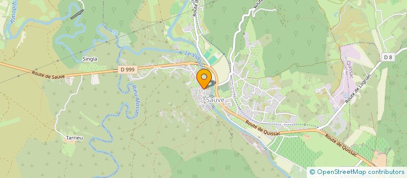 localisation de l'entreprise OFFICE TOURISME DE SAUVE ET DE SON CANTO  SAUVE