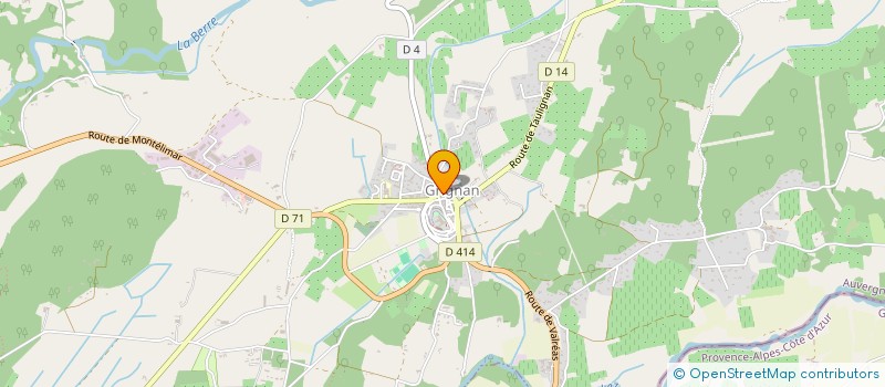 localisation de l'entreprise OFFICE TOURISME DES PAYS DE GRIGNAN à GRIGNAN