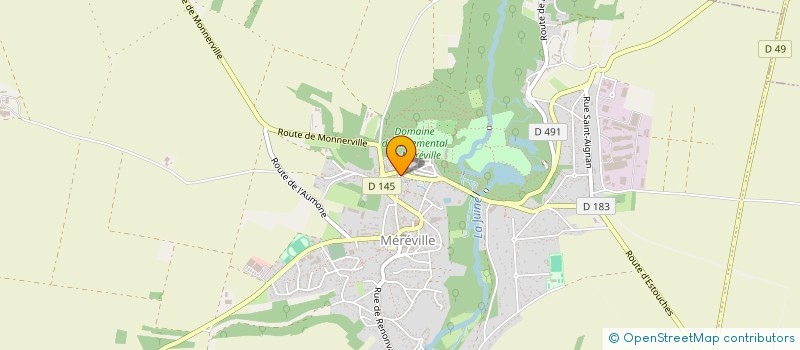 localisation de l'entreprise OFFICE TOURISME DU CANTON DE MEREVILLE  LE MEREVILLOIS