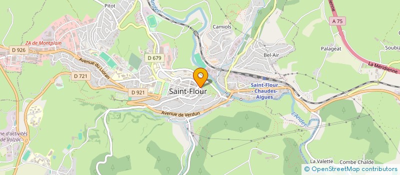 localisation de l'entreprise OFFICE TOURISME INTERCOM PAYS ST FLOUR à SAINT FLOUR
