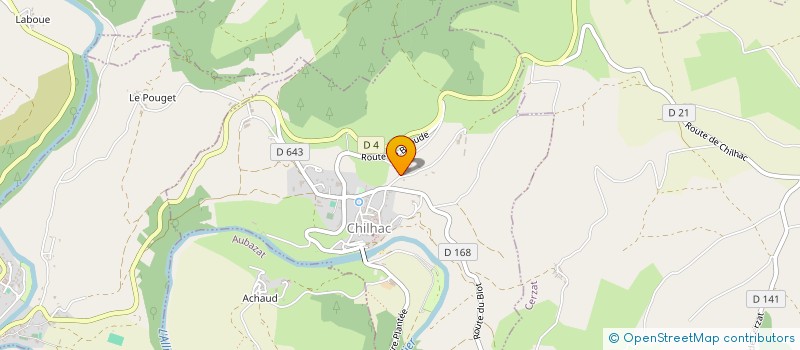 localisation de l'entreprise OFFICE TOURISME INTERCOMMUNAL DU CANTON à LAVOUTE-CHILHAC