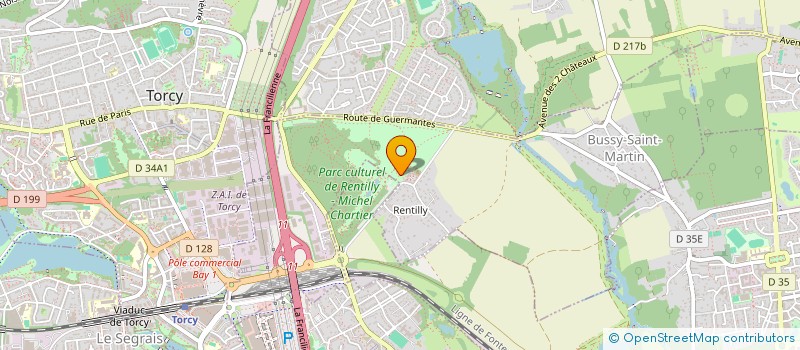 localisation de l'entreprise OFFICE TOURISME MARNE ET GONDOIRE à BUSSY-SAINT-MARTIN