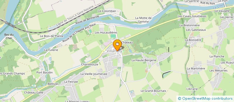 localisation de l'entreprise OFFICE TOURISME SAVONNIERES-VILLANDRY...  VILLANDRY