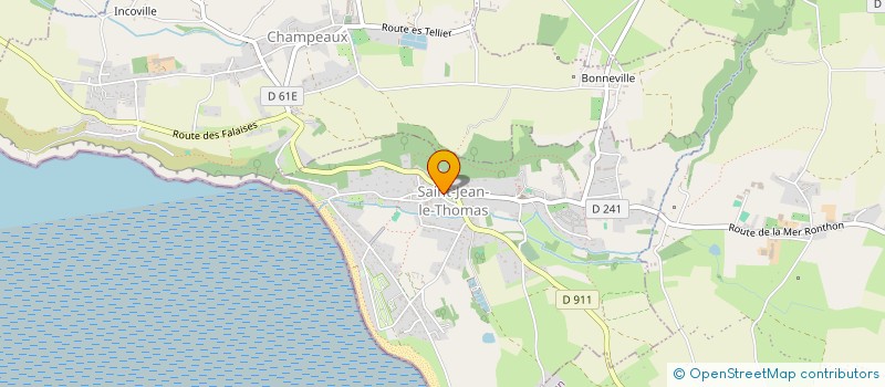 localisation de l'entreprise OFFICE TOURISME ST JEAN LE THOMAS  SAINT-JEAN-LE-THOMAS