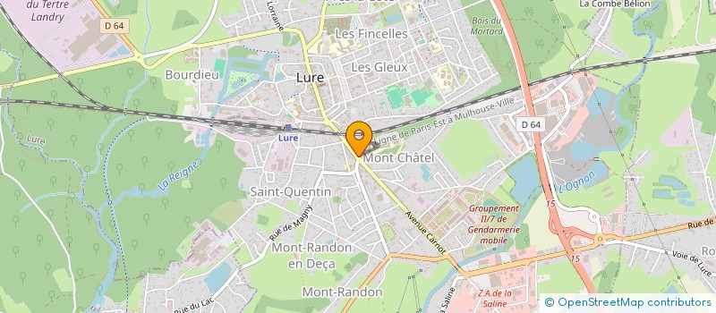 localisation de l'entreprise OFFICE TOURISME SYND INITIATIVE REG LURE à LURE