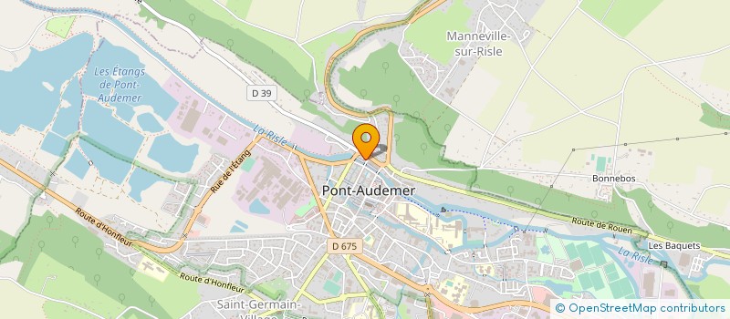 localisation de l'entreprise OFFICE TOURISME SYNDICAT INITIATIVE à PONT-AUDEMER