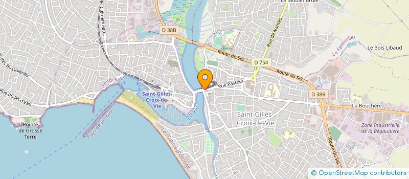 localisation de l'entreprise OFFICE TRANSACTION IMMOBILIER FRANCE MER à SAINT-GILLES-CROIX-DE-VIE