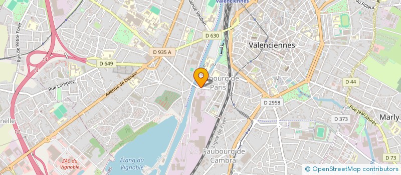 localisation de l'entreprise OFFICE VALENCIENNOIS JEUNESSE ET SPORTS à VALENCIENNES
