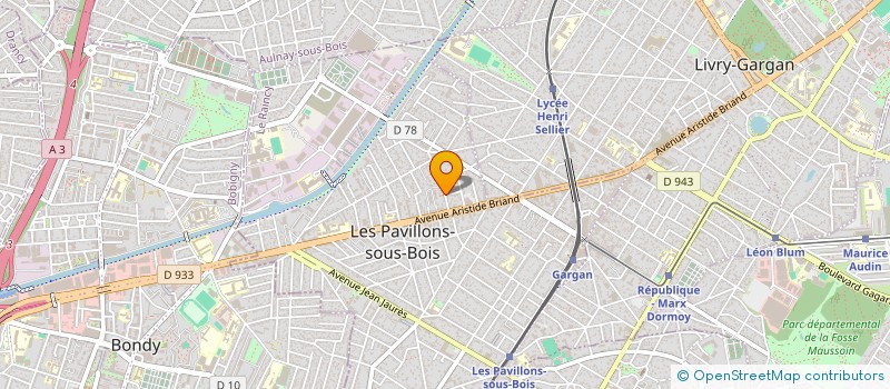 localisation de l'entreprise OFFICE WORK INSTALL  LES PAVILLONS-SOUS-BOIS