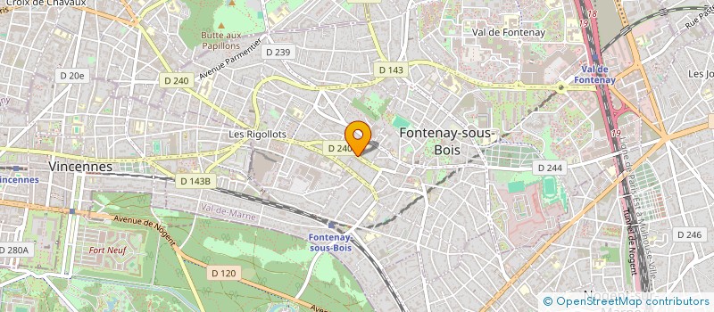 localisation de l'entreprise OFFICEPLAYERS à FONTENAY-SOUS-BOIS