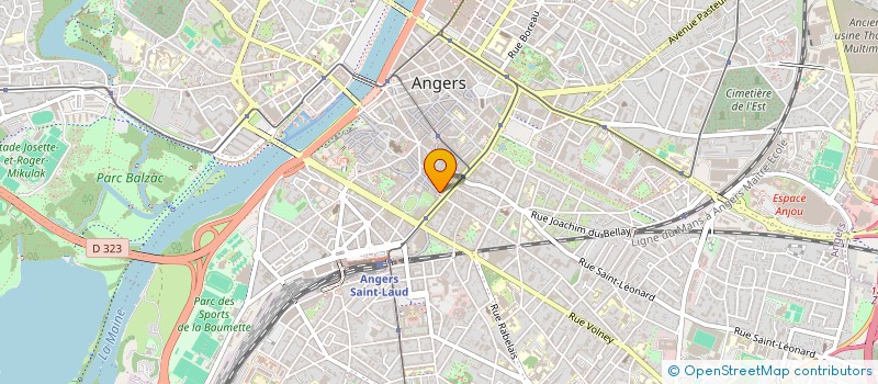 localisation de l'entreprise OFFICES DE TOURISME DE FRANCE RELAI TERRITORIAL PAYS DE LA LOIRE ANJOU - LOIRE-ATLANTIQUE - MAYENNE - SARTHE - VENDEE  SAINT-NAZAIRE