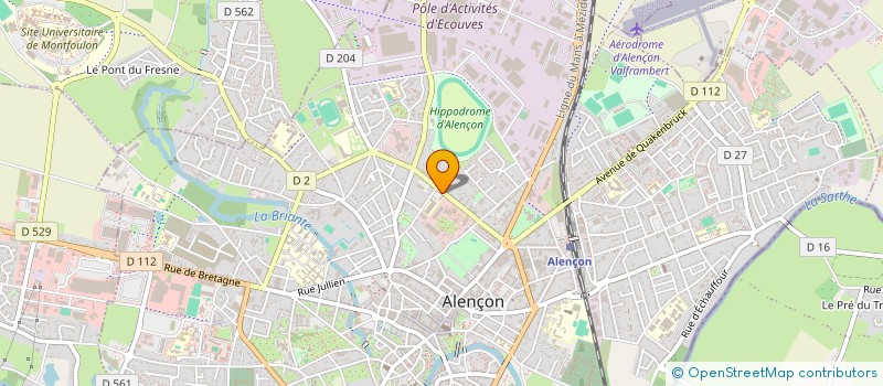 localisation de l'entreprise OFFICES DE TOURISME DE L'ORNE à ALENCON