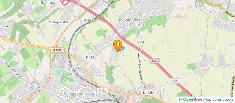 localisation de l'entreprise OFFICIA 38  SAINT-JEAN-DE-MOIRANS