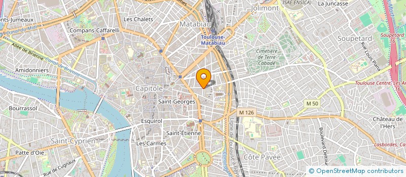 localisation de l'entreprise OFFICIAL INTER UNITED à TOULOUSE