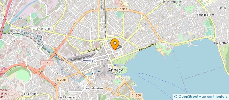 localisation de l'entreprise OFFICIALIS à ANNECY