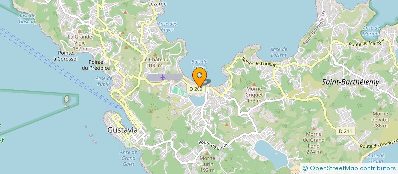 localisation de l'entreprise OFFICIEL PLUS à SAINT BARTHELEMY