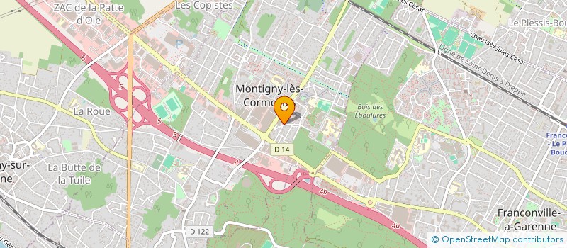 localisation de l'entreprise OFFICIEL PROTECTION SECURITE à MONTIGNY-LES-CORMEILLES