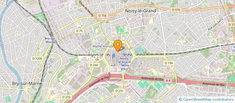 localisation de l'entreprise OFFICIENCY à NOISY-LE-GRAND
