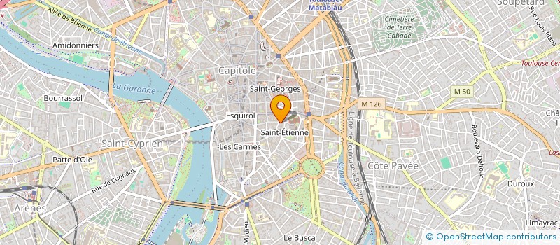 localisation de l'entreprise OFFICINA GUSTO  TOULOUSE