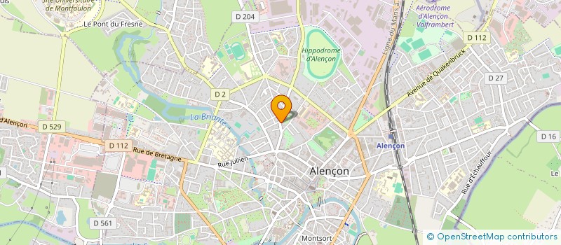 localisation de l'entreprise OFFICINALIS-INVENTAIRE à ALENCON