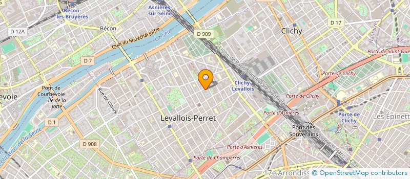 localisation de l'entreprise OFFICINE 449 à LEVALLOIS-PERRET