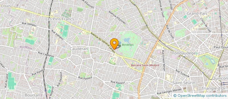 localisation de l'entreprise OFFICINE DU REEMPLOI  BORDEAUX