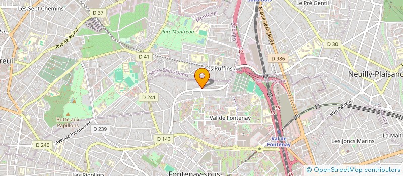 localisation de l'entreprise OFFICIUM à FONTENAY-SOUS-BOIS