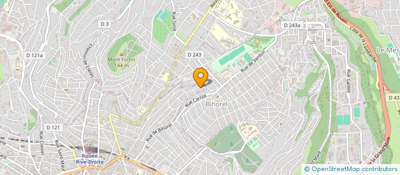 localisation de l'entreprise OFFILIA NORMANDIE à ROUEN