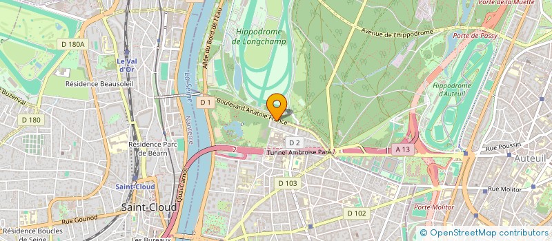 localisation de l'entreprise OFFIPRO SDV à BOULOGNE-BILLANCOURT
