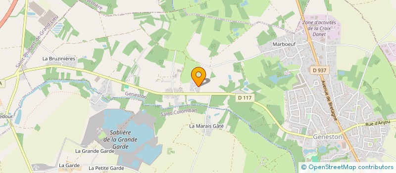 localisation de l'entreprise OFFISOME  GENESTON