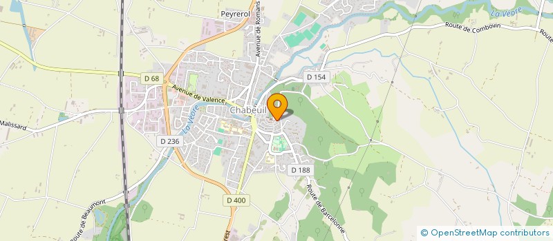 localisation de l'entreprise OFFIVE MUNICIPAL DES SPOTRS à CHABEUIL