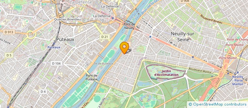 localisation de l'entreprise OFFLIMIT COMMUNICATIONS à NEUILLY-SUR-SEINE