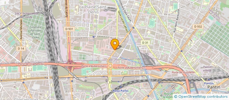 localisation de l'entreprise OFFRA à AUBERVILLIERS