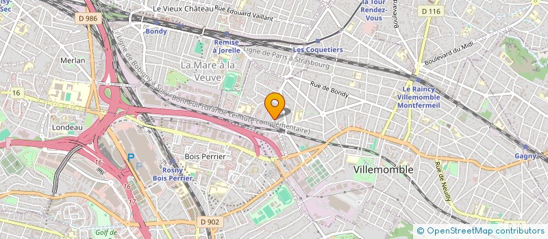 localisation de l'entreprise OFFRAMATIQUE à VILLEMOMBLE