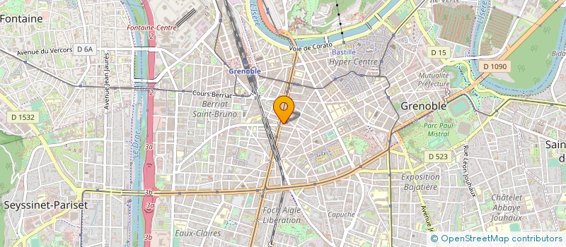 localisation de l'entreprise OFFRES DAUPHINOISES DU LOGEMENT  GRENOBLE