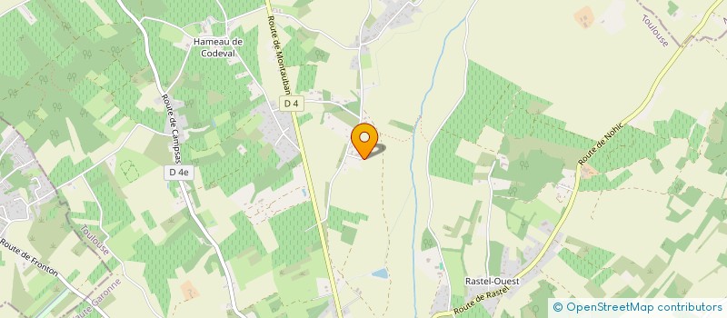 localisation de l'entreprise OFFRETE CUTTIER EBENISTERIE & AGENCEMENT  FRONTON