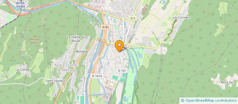 localisation de l'entreprise OFFREZ  VIZILLE
