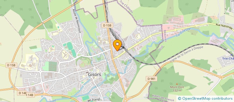 localisation de l'entreprise OFFRIR ENSEMBLE à GISORS