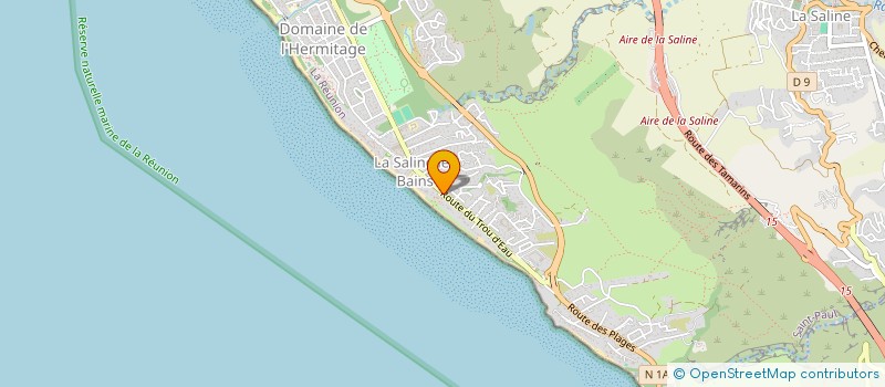 localisation de l'entreprise OFFRIR UNE GOUTTE D'EAU à SAINT-PAUL