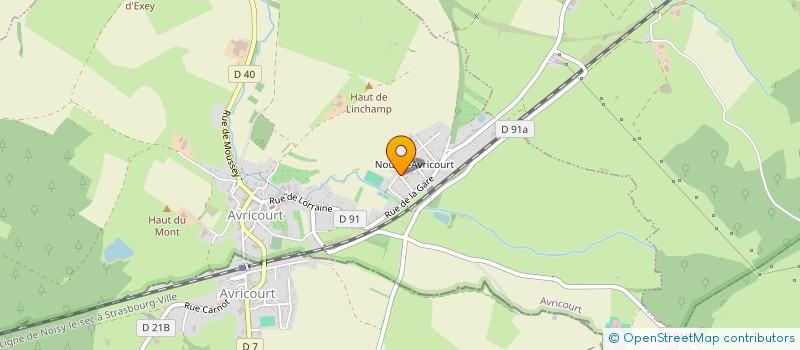 localisation de l'entreprise OFFROY-RENOV  AVRICOURT