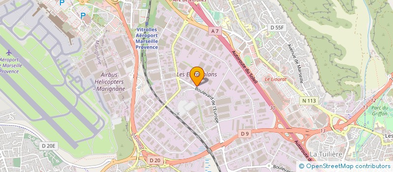 localisation de l'entreprise OFFSET 3000 à VITROLLES