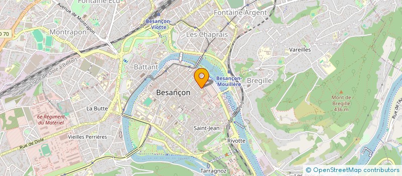 localisation de l'entreprise OFFSET MINUTE  BESANCON