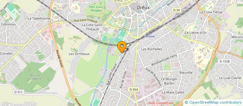 localisation de l'entreprise OFFSET SERVICE CHANSIOUX SA à VERNOUILLET