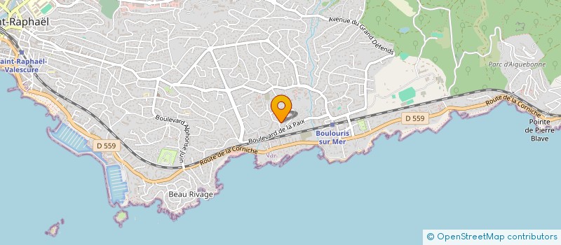 localisation de l'entreprise OFFSHORE à SAINT-RAPHAEL